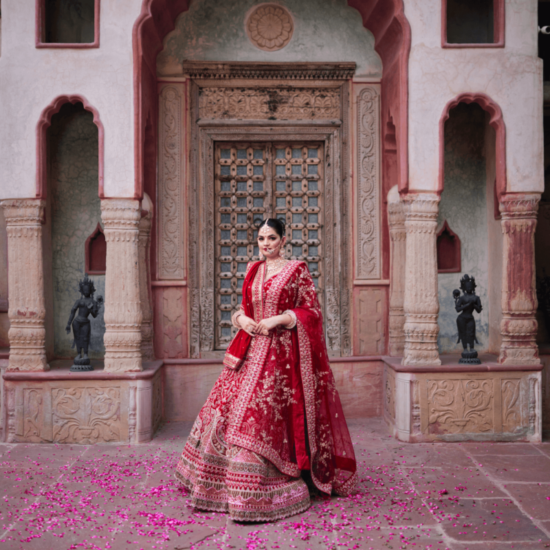 Rajwada Radiance Bridal Lehenga - Image 5