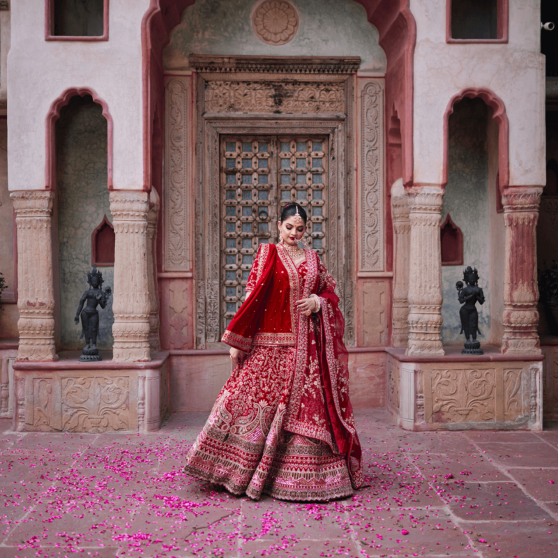 Rajwada Radiance Bridal Lehenga - Image 2