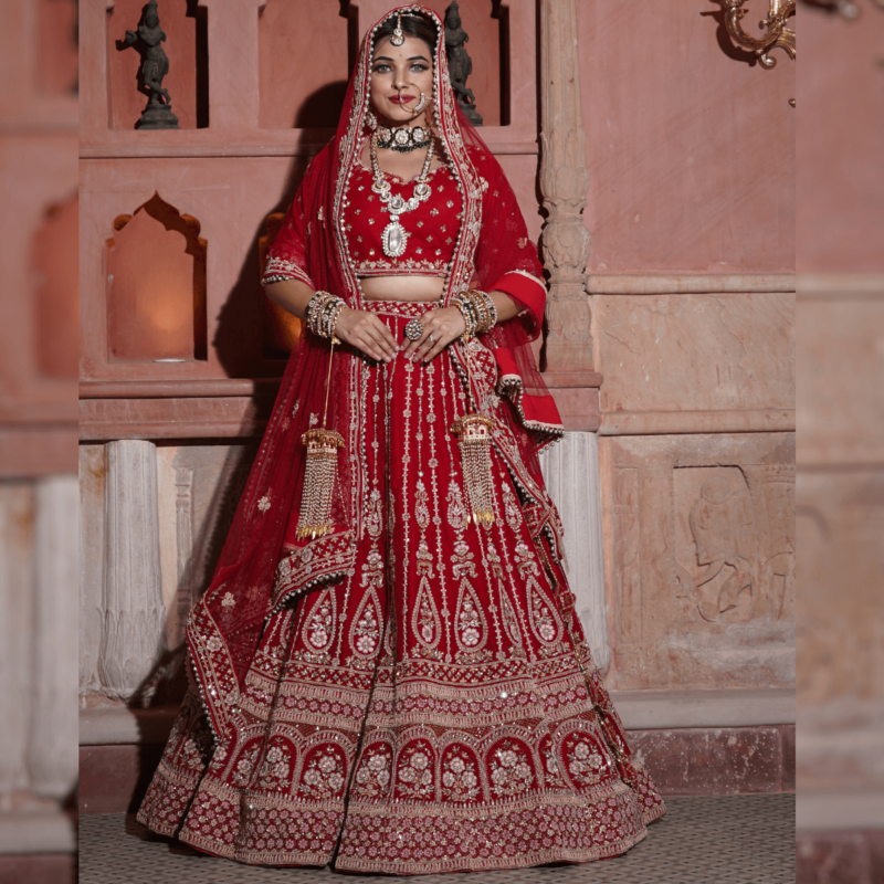 Royal Red Lehenga