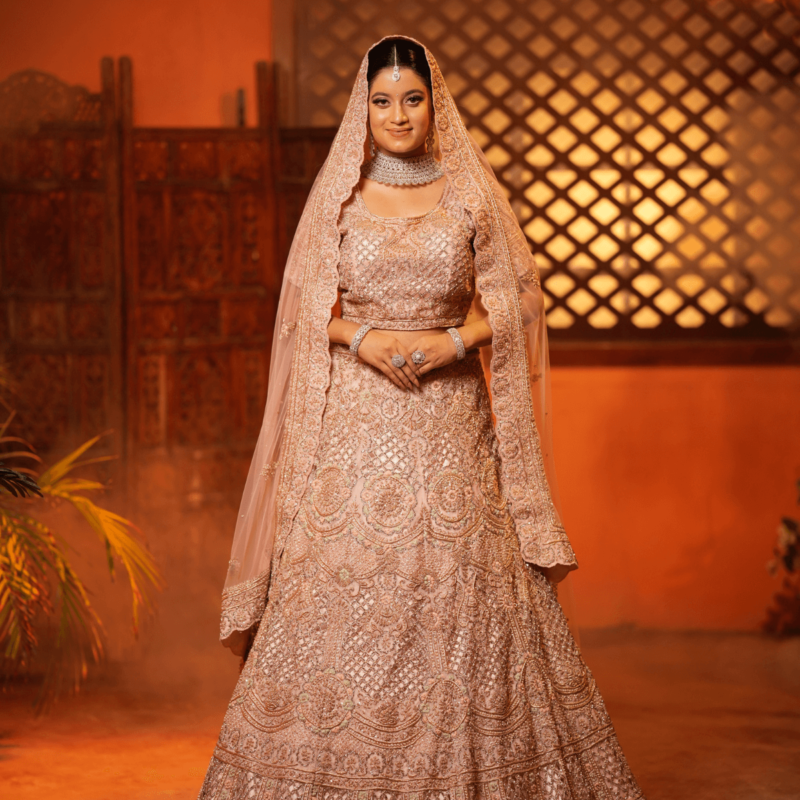 Royal Rust Lehenga - Image 4