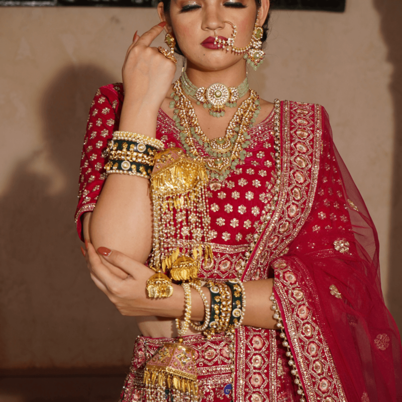 Luminous Magenta Charm Lehenga - Image 5