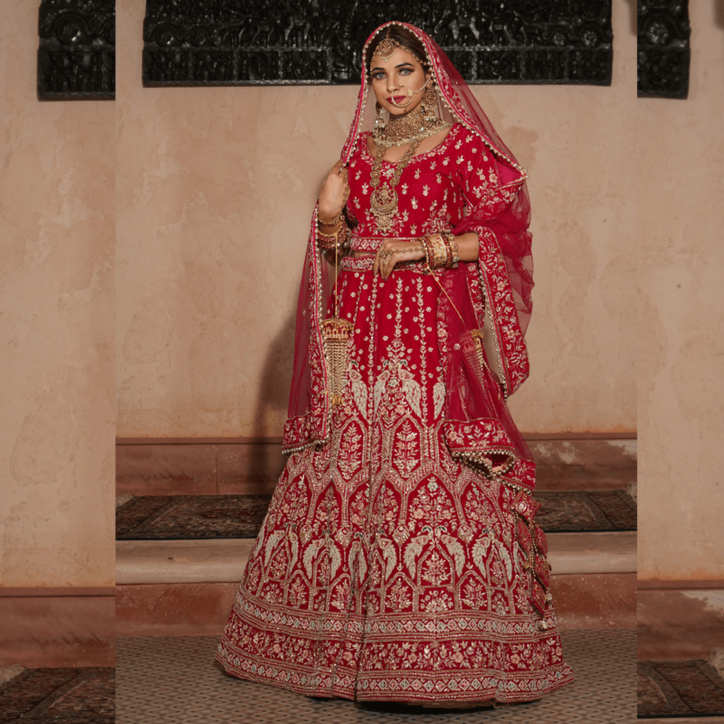 Magenta Majesty Lehenga