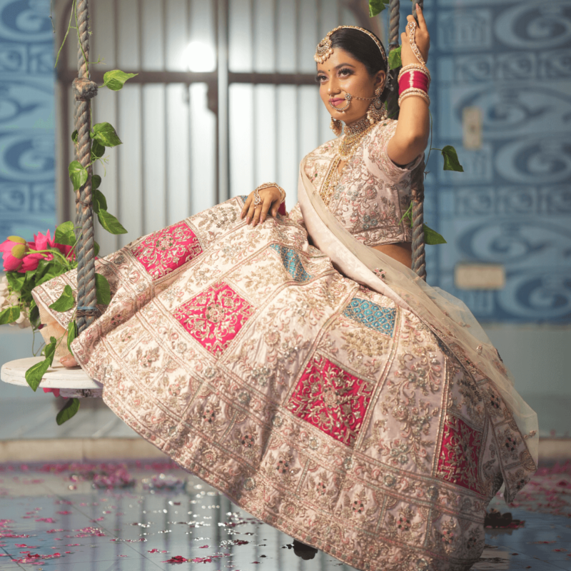 Dusky Rose Lehenga