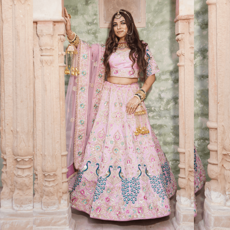 Pink Tide Lehenga