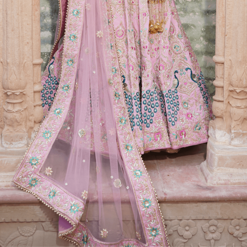 Pink Tide Lehenga - Image 4