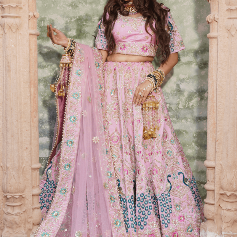 Pink Tide Lehenga - Image 5